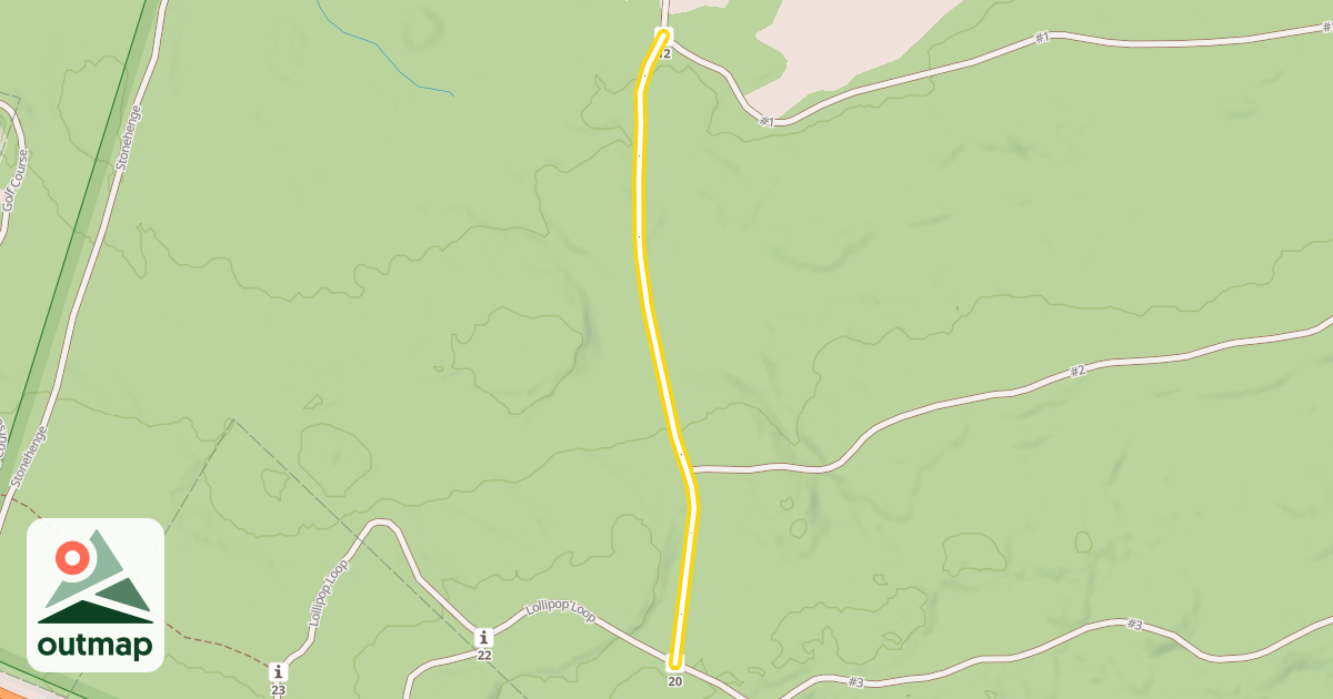 Map of Back Road