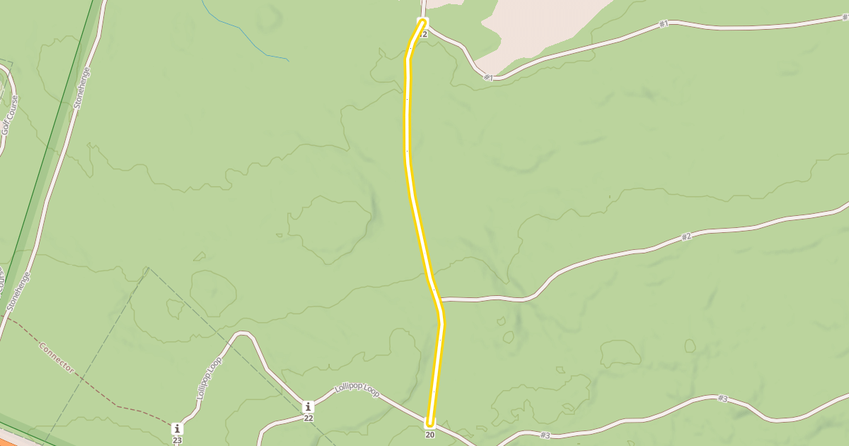 Map preview of Back Road