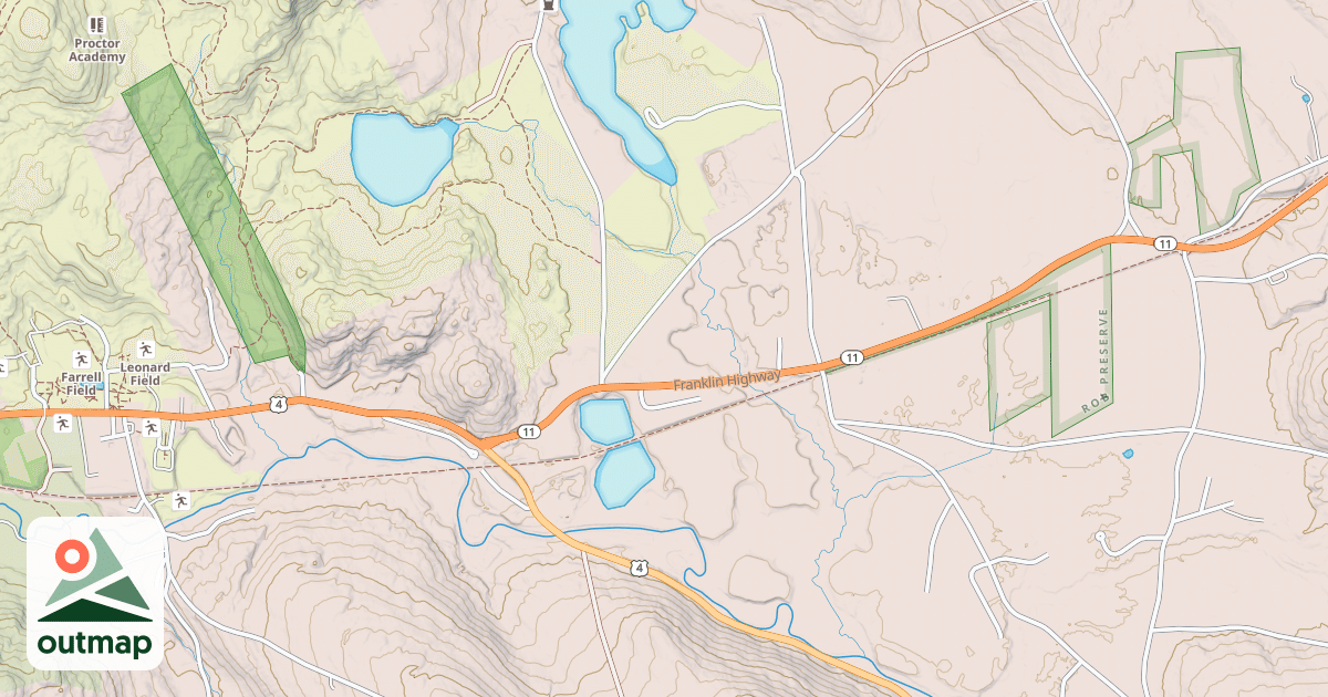Map of Northern Rail Trail