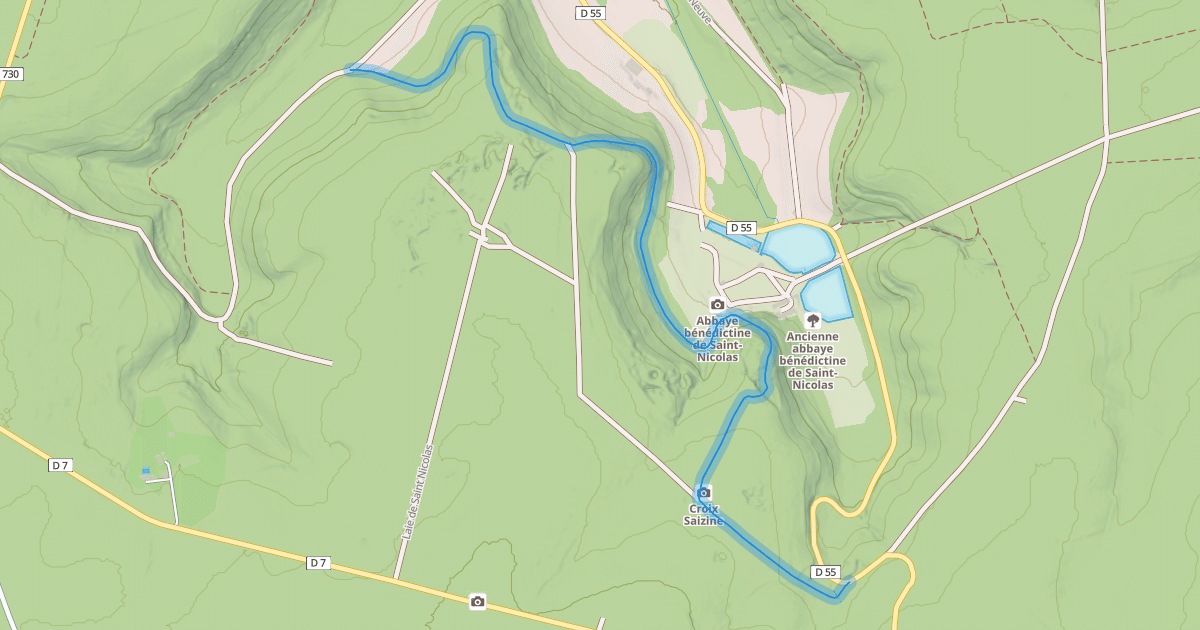 Map preview of Single Abbaye Saint-Nicolas