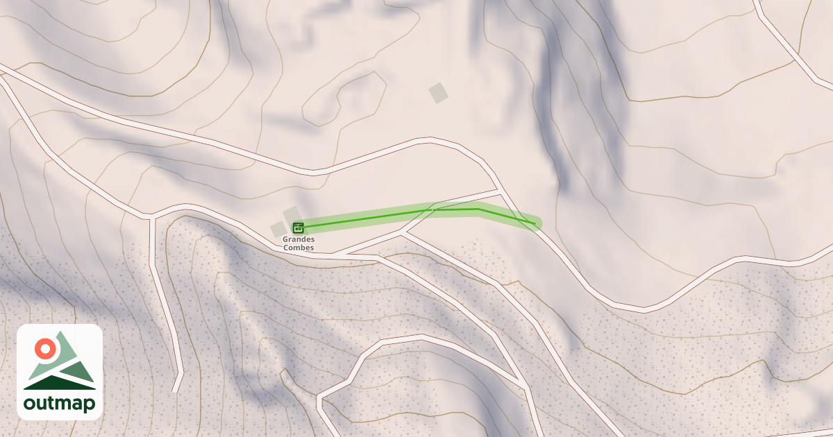 Map of Bleue d'Arare