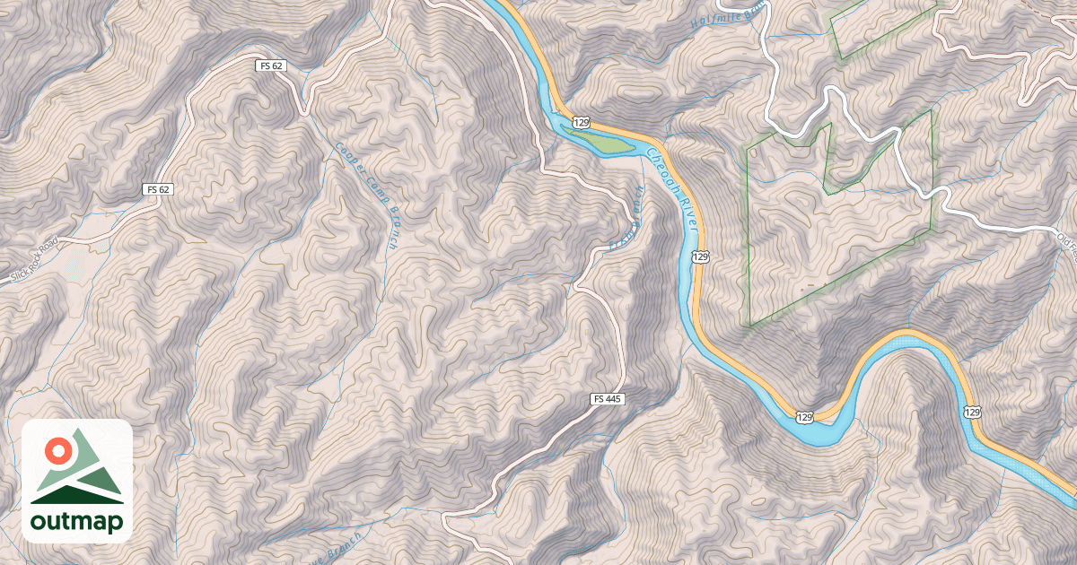 Map of DEEP CREEK