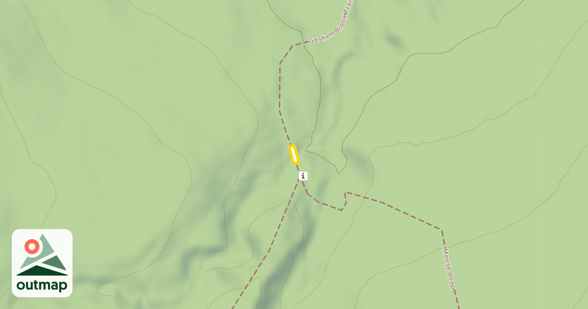 Map of Goshen Brook Trail