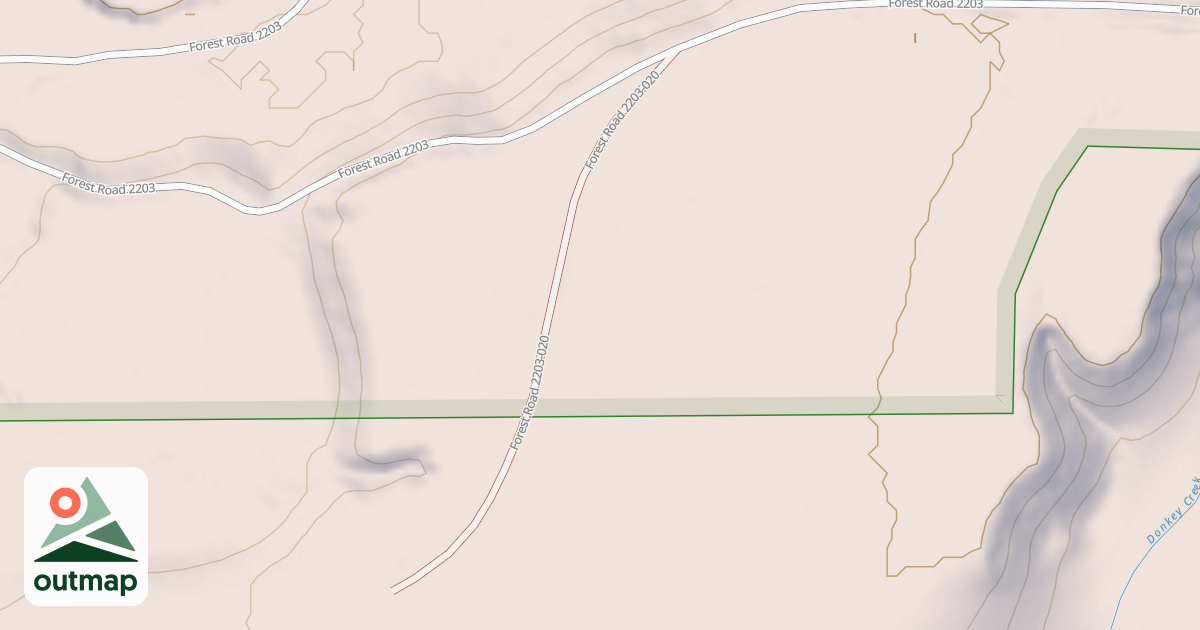 Map of USFS National Forest System Roads {CF4CD538-B32E-4D98-AEA0-5FB2406AA54B}