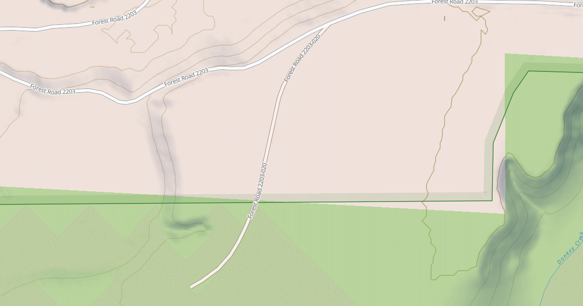 Map preview of USFS National Forest System Roads {CF4CD538-B32E-4D98-AEA0-5FB2406AA54B}