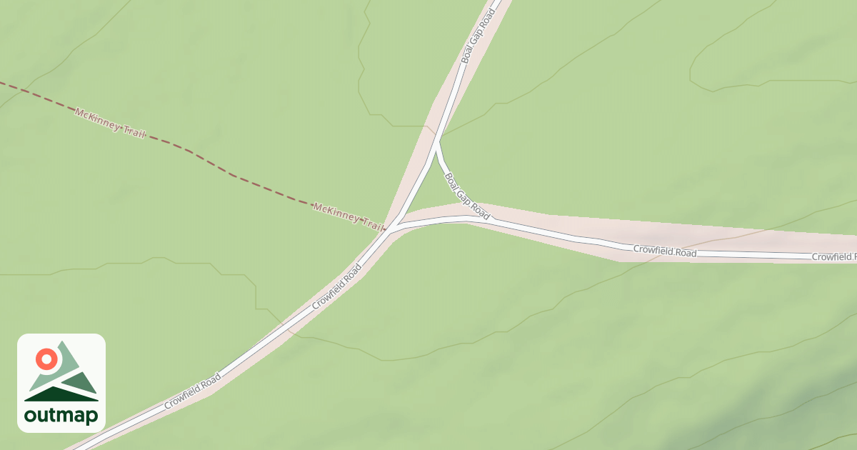Map of Rothrock State Forest Seven Mountains Snowmobile Trails