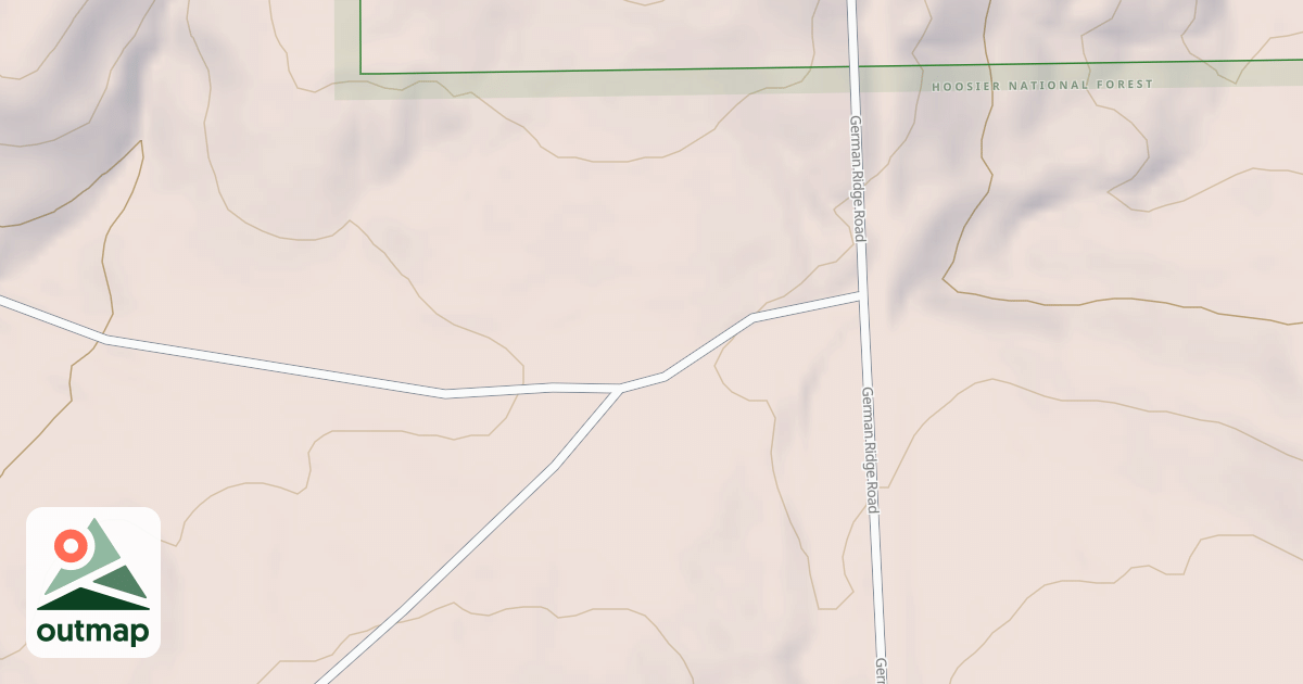 Map of GERMAN RIDGE