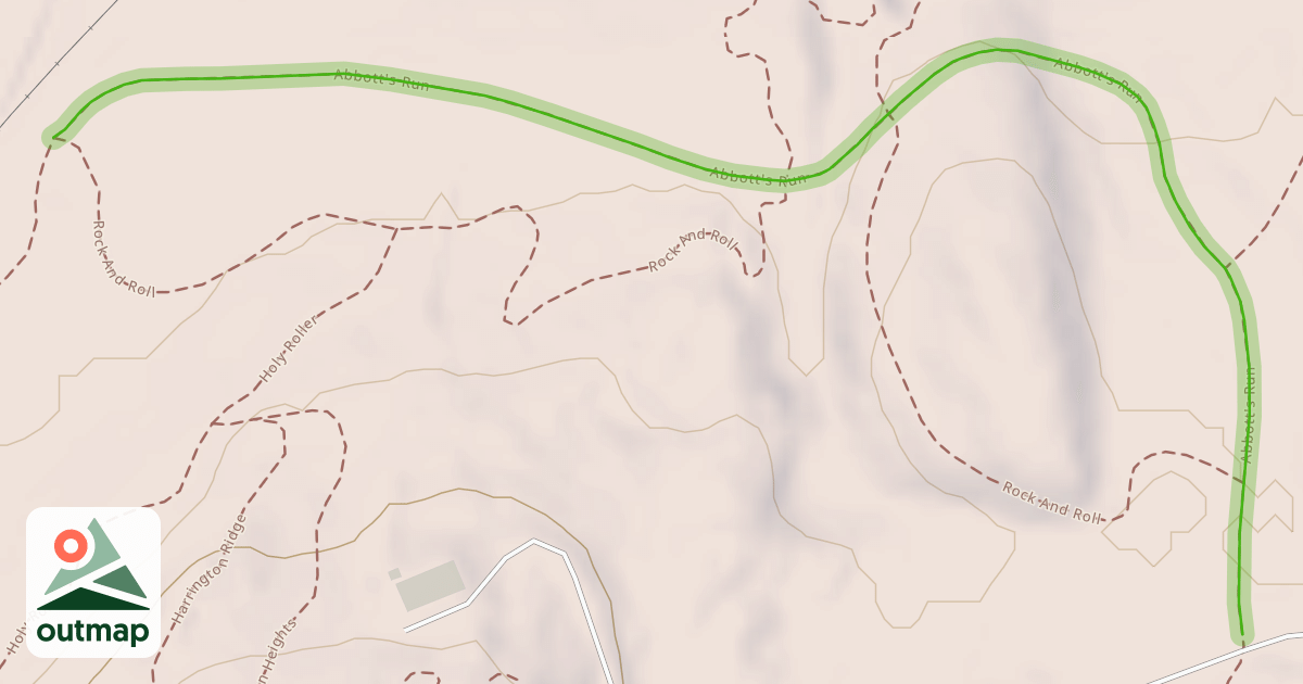 Map of Abbott's Run