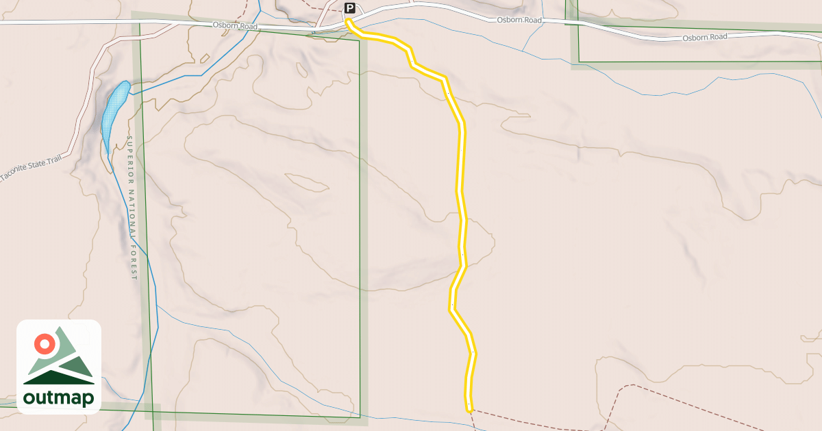Map of Sturgeon River Trail