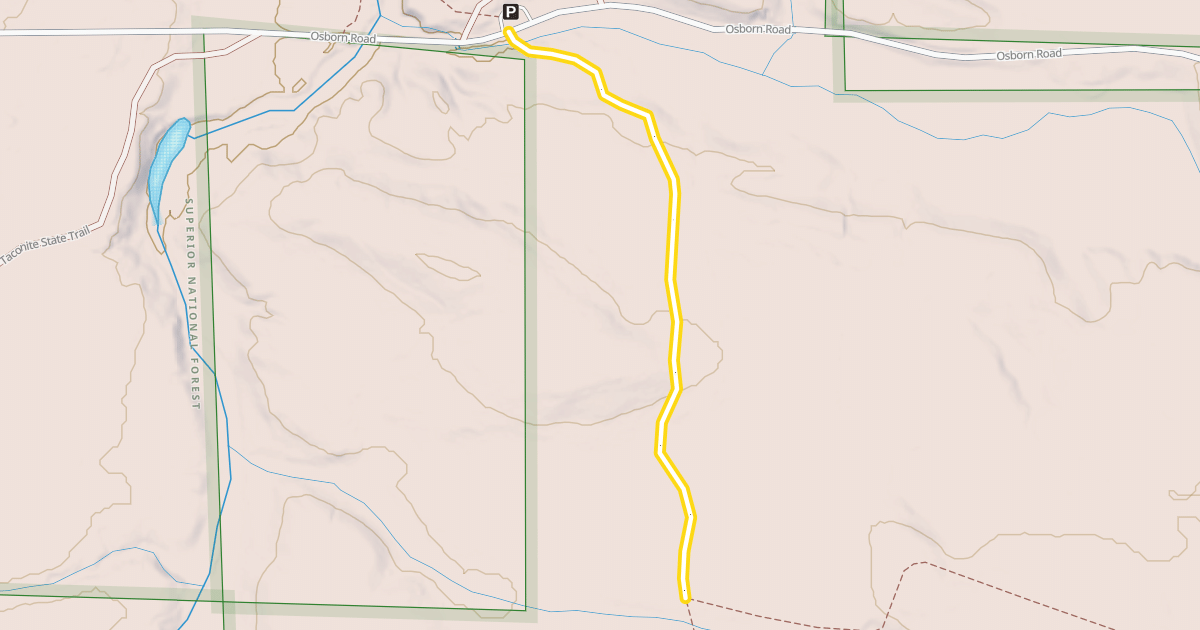 Map preview of Sturgeon River Trail