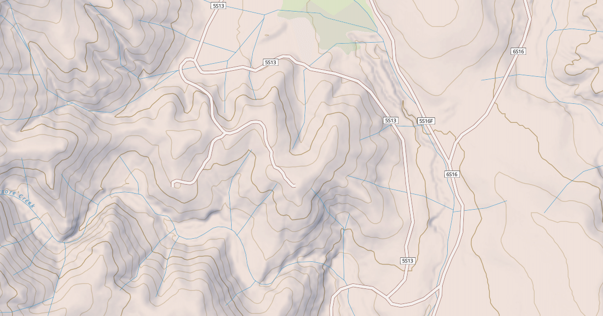 Map preview of CHIQUITO CANYON