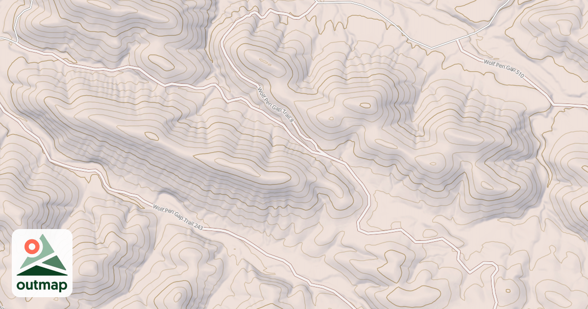 Map of WOLF PEN GAP 8