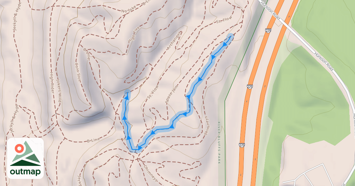 Map of Root Chute