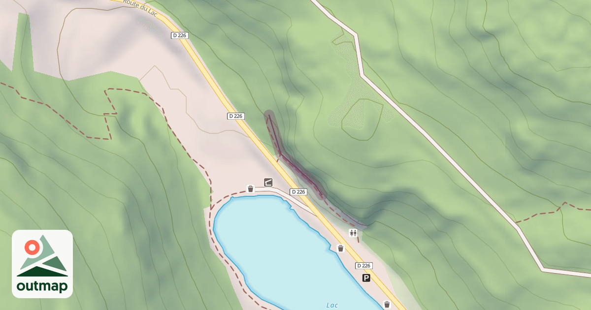 Map of Anthon - secteur Vert clair