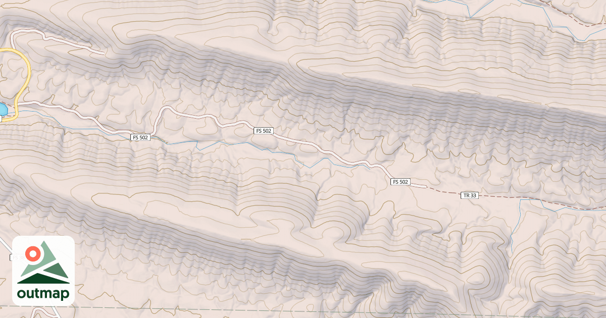 Map of VILES BRANCH