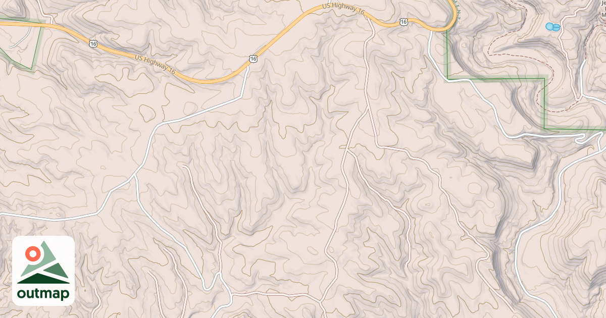 Map of HELL CANYON BR 1B