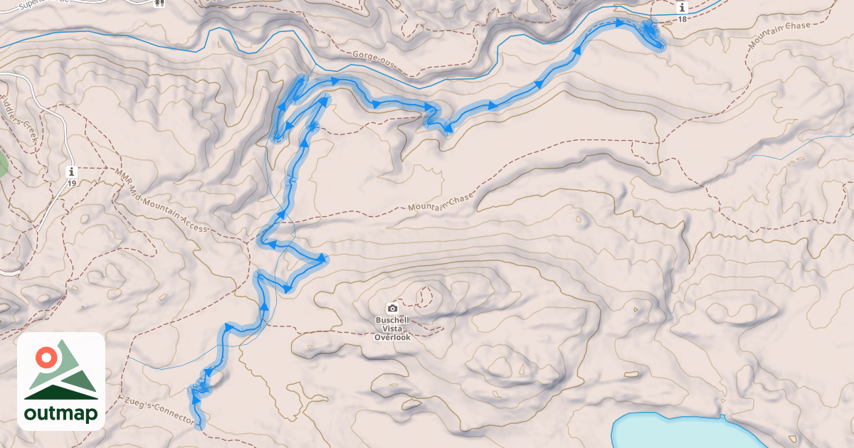 Map of Zueg's