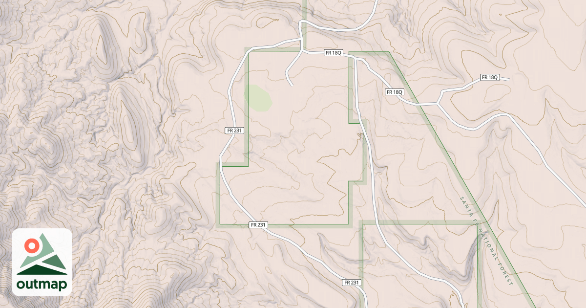 Map of USFS National Forest System Roads {EA2C784C-D28B-4AE9-B34F-CDFE027F71BF}