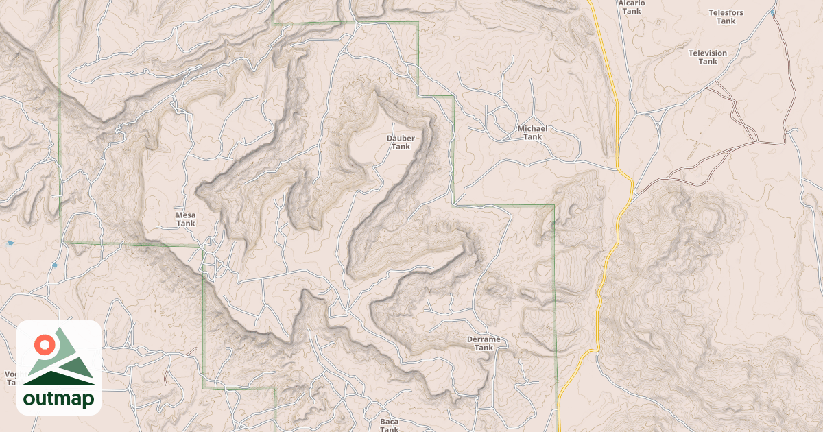Map of USFS Motor Vehicle Use Map Roads {AB9CA93D-B322-4EF5-9419-F6727F5AA3EB}