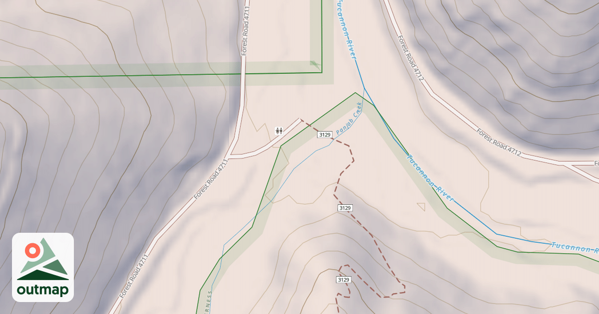 Map of PANJAB CAMPGROUND