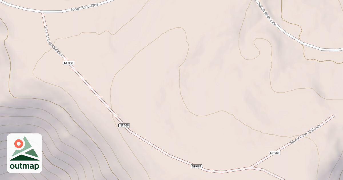 Map of MIDDLE RIDGE (COTTONWOOD CR)