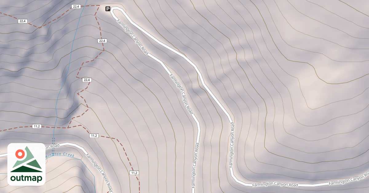 Map of FARMINGTON CANYON ATV