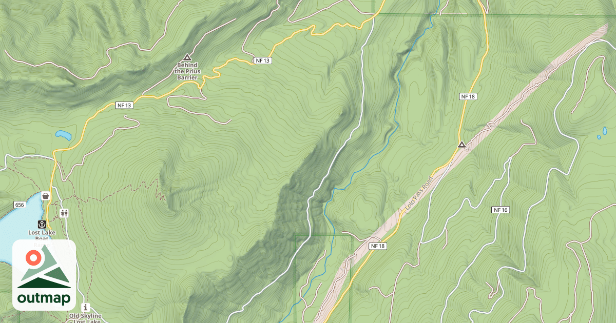 Map of JONES CREEK RD (S 102)