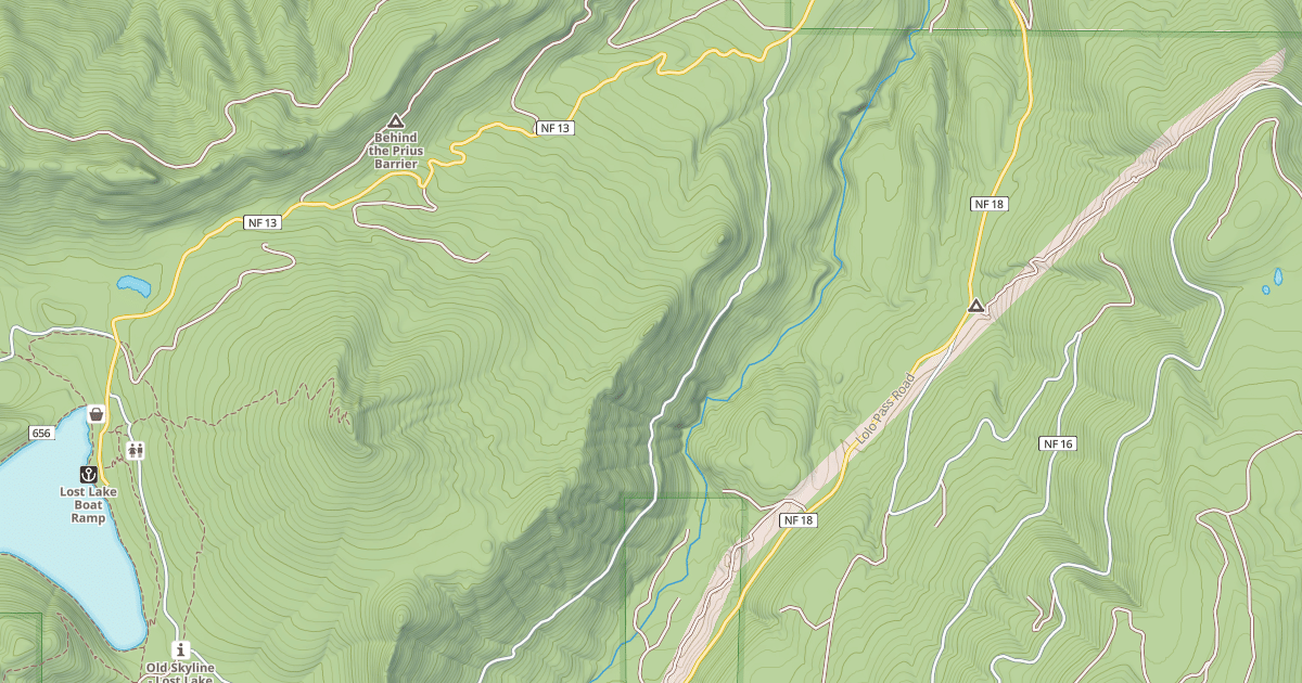 Map preview of JONES CREEK RD (S 102)
