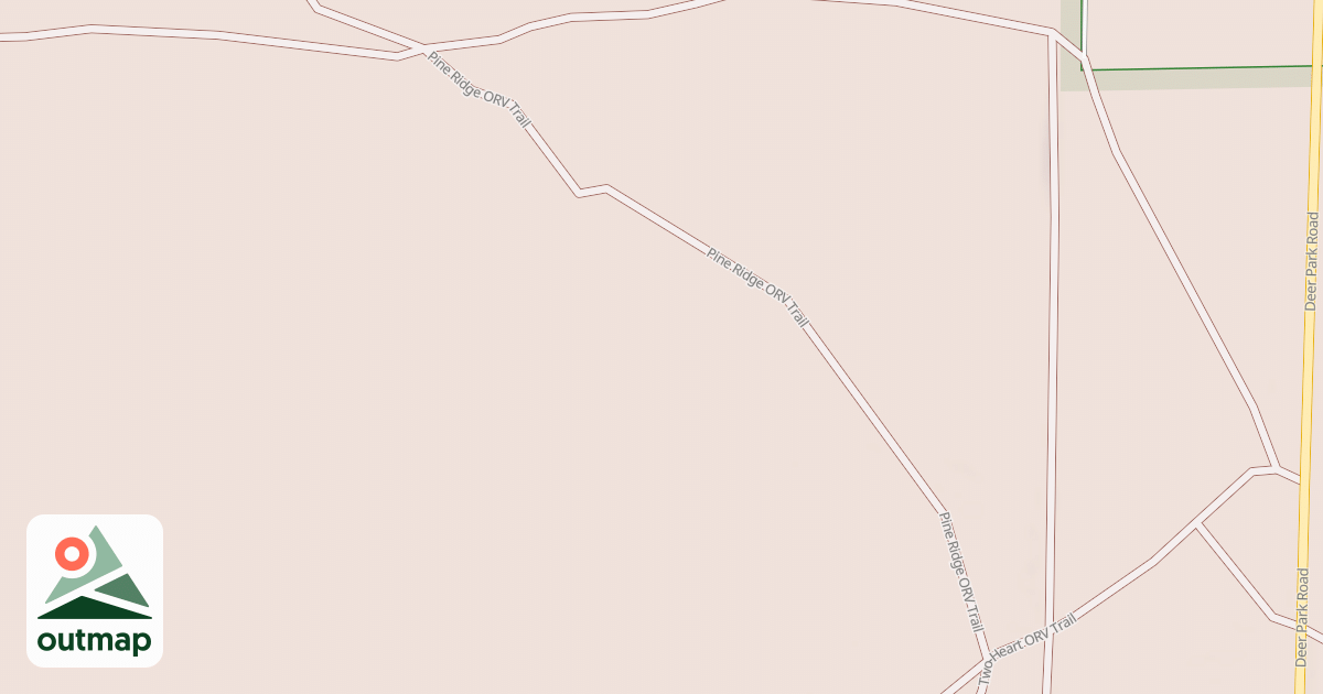 Map of Pine Ridge Trail