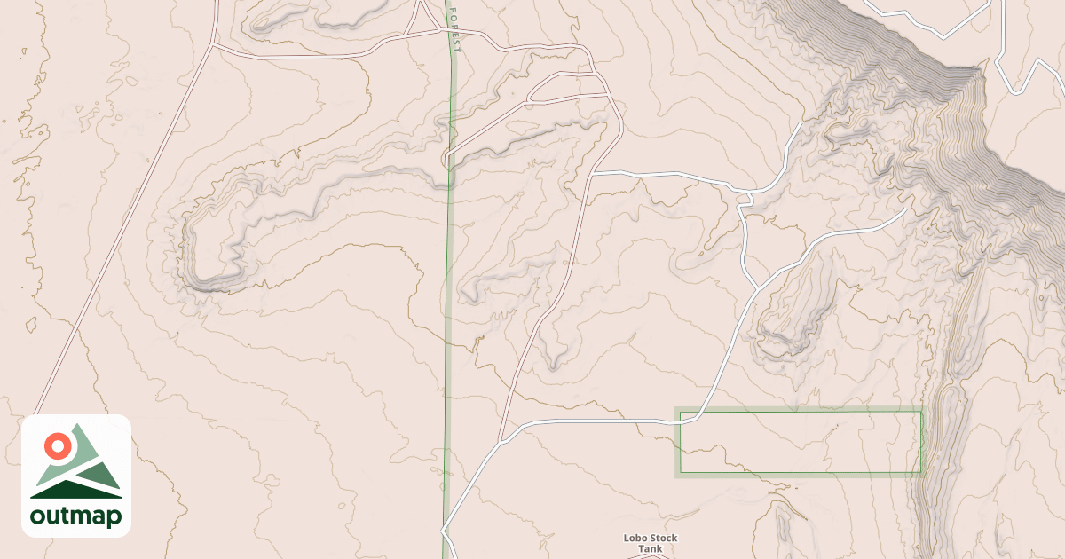 Map of USFS Motor Vehicle Use Map Roads {68623F94-11BA-40AF-AE94-F9888A649F3D}