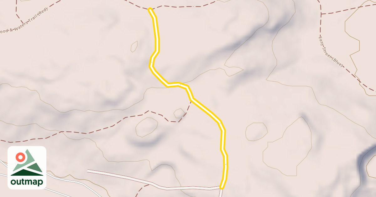 Map of Silvi Trail (Blue)