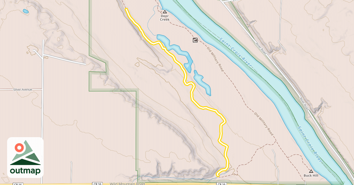 Map of Deer Creek Loop