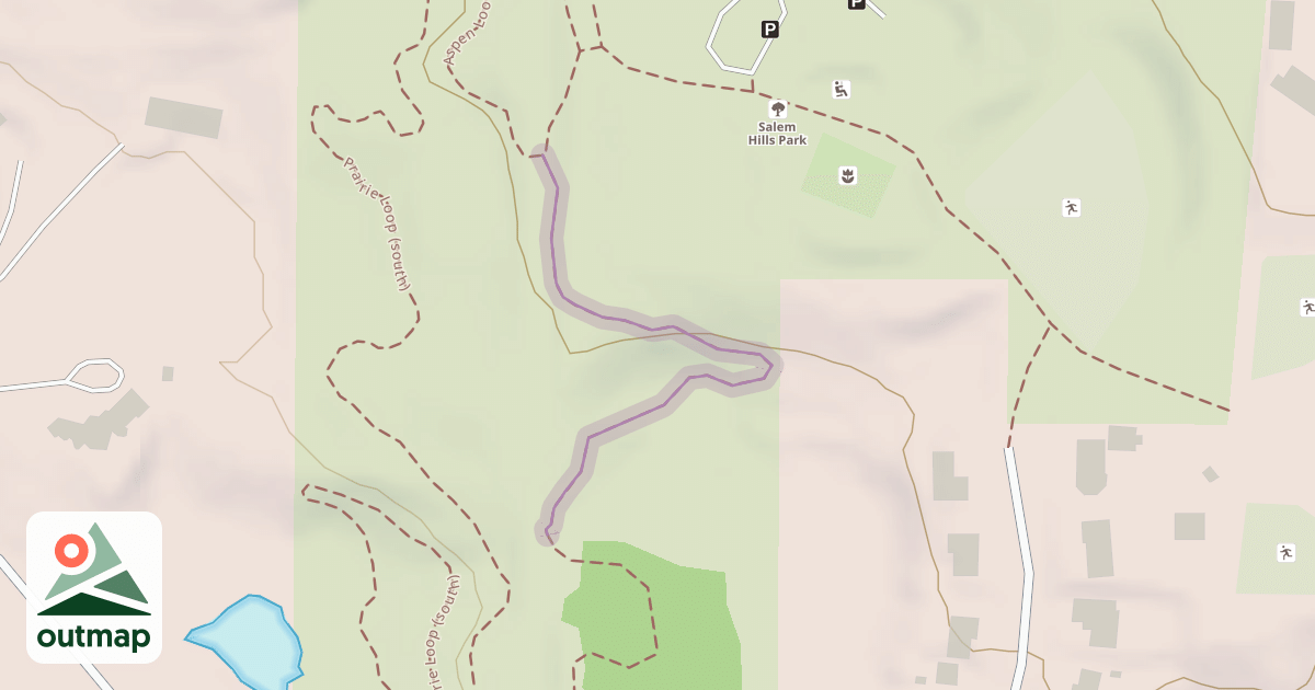 Map of Prairie Loop (south)