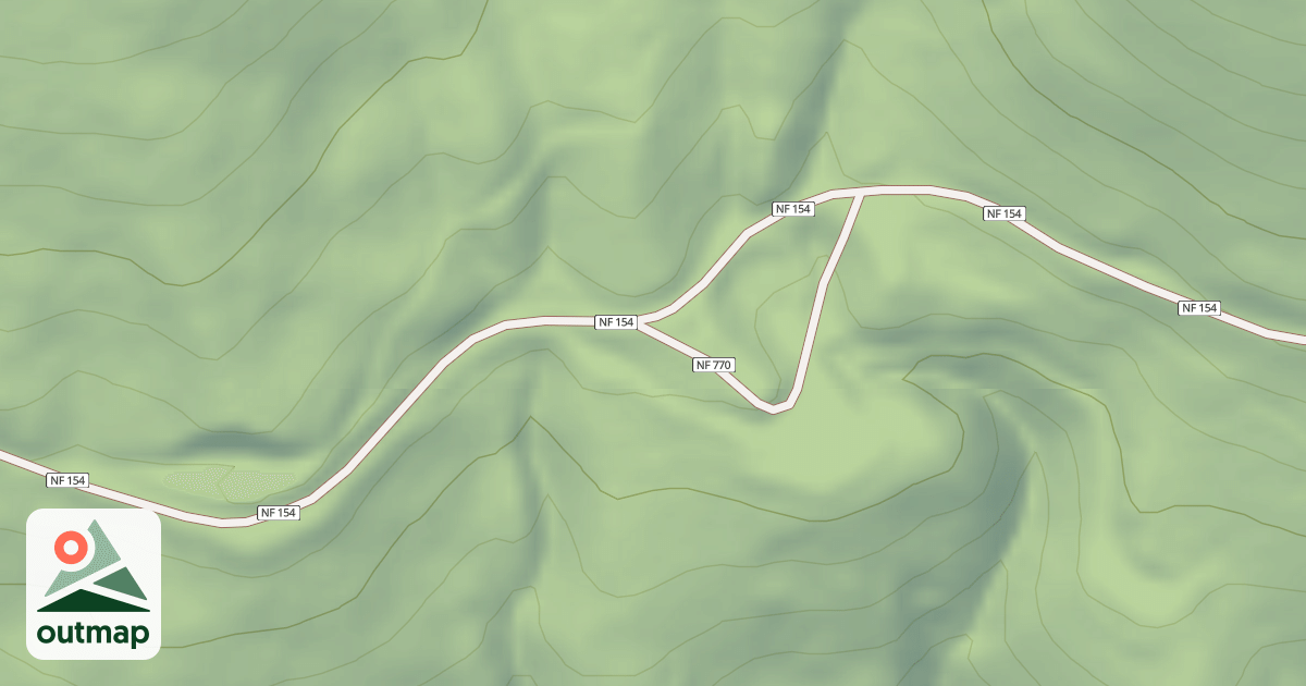 Map of BURNTS WATER HOLE