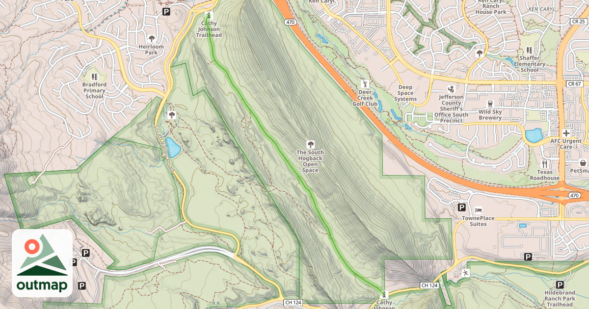 Map of Cathy Johnson Trail