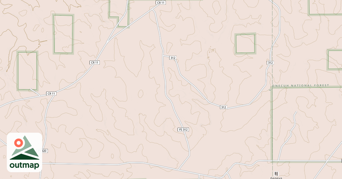 Map of REEDY BRANCH