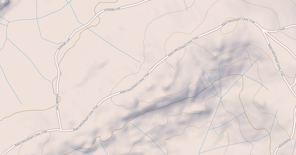 Map preview of BALD MOUNTAIN T14