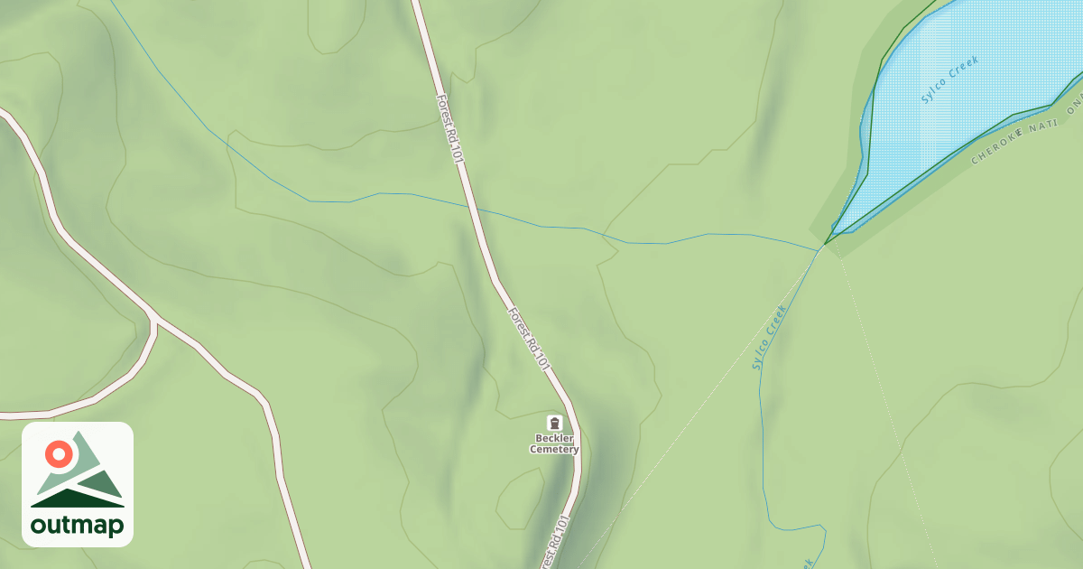 Map of BAPTIST CAMP SPUR