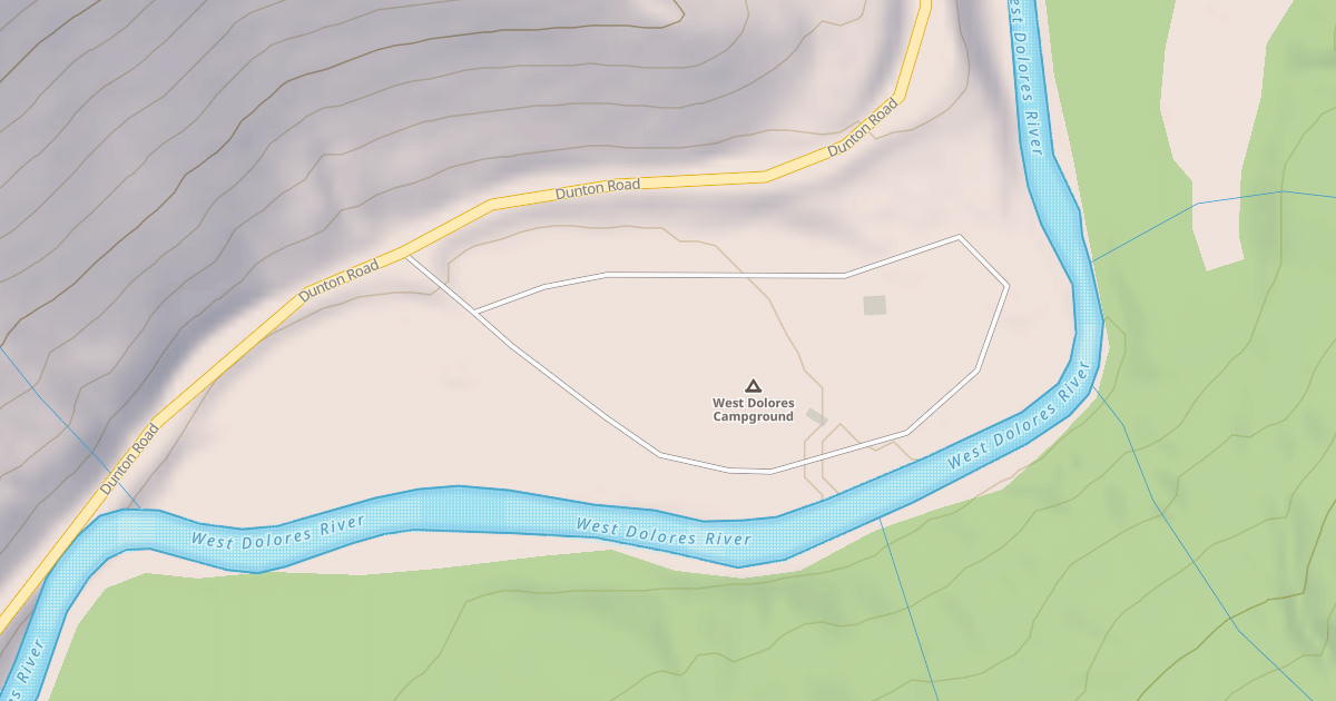 Map preview of WEST DOLORES CG