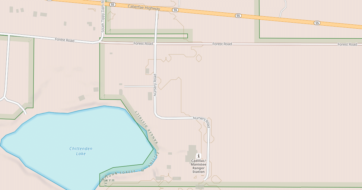 Map preview of CHITTENDEN NURSERY ROAD