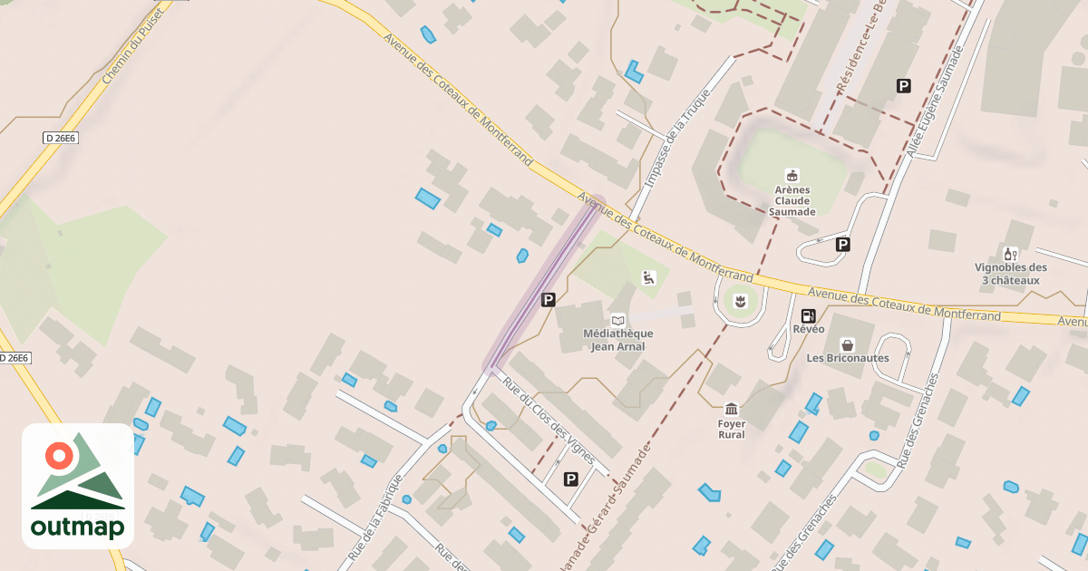 Map of Rue du Clos des Vignes