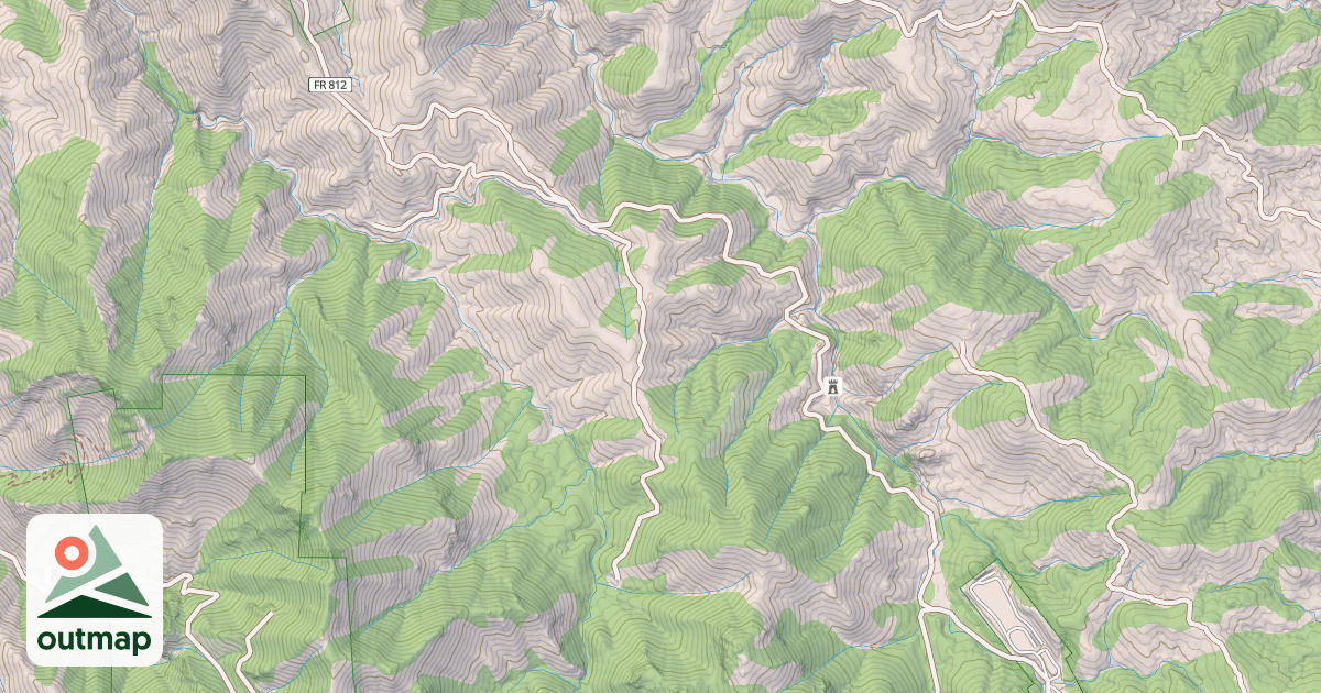 Map of FLUX CANYON