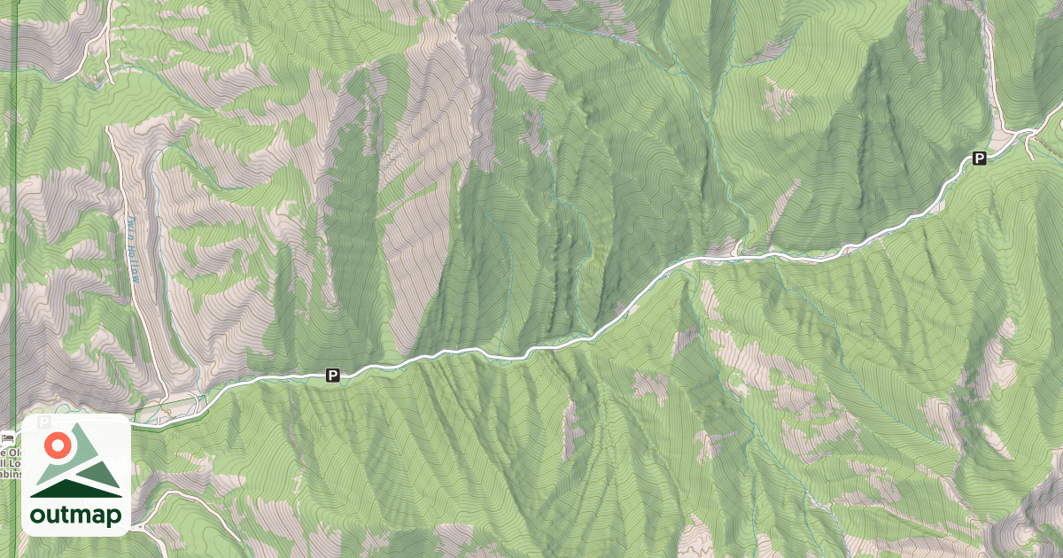 Map of DRY CREEK