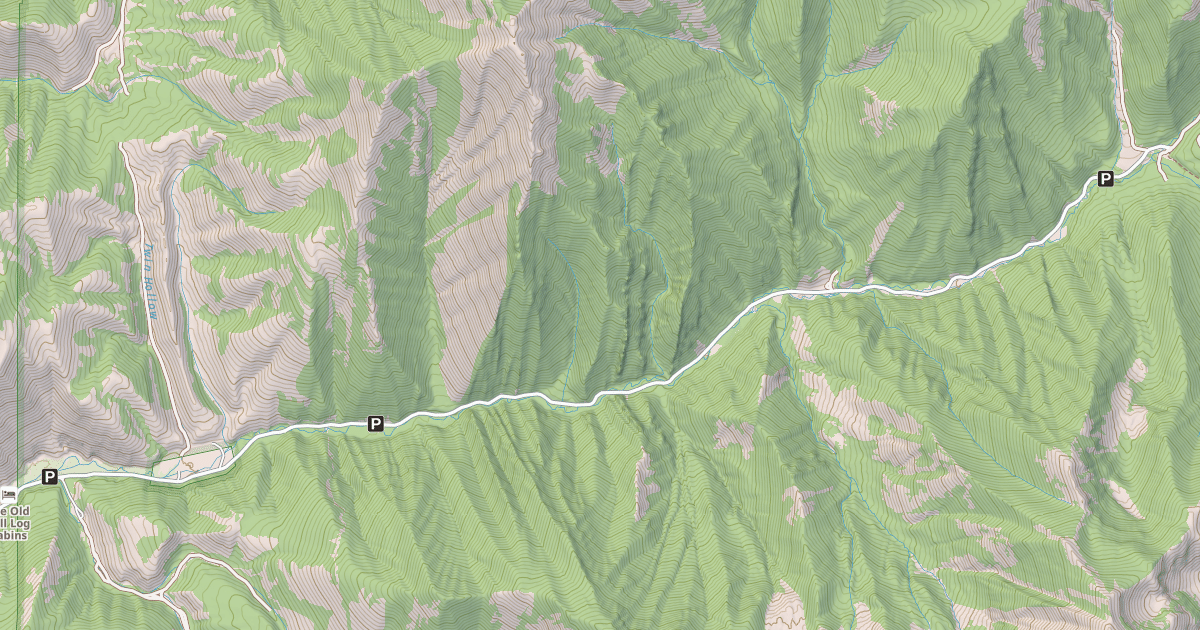 Map preview of DRY CREEK