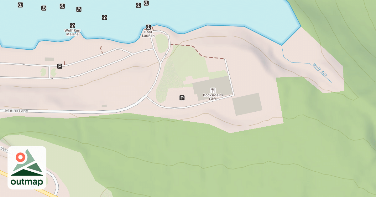 Map of WOLF RUN RECREATION - A