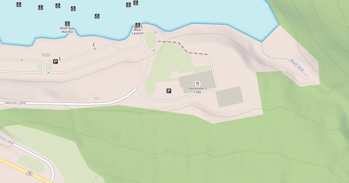 Map preview of WOLF RUN RECREATION - A