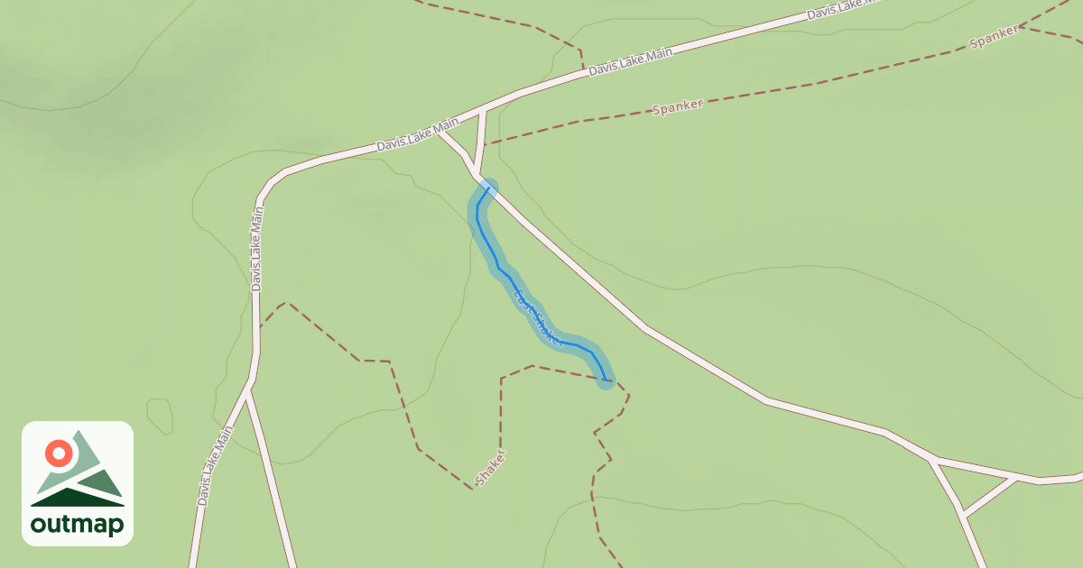 Map of East Shaker