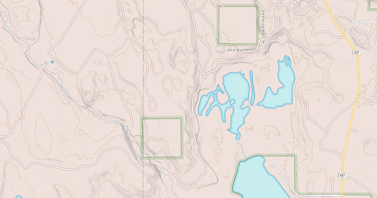 Map preview of KILPECKER CREEK