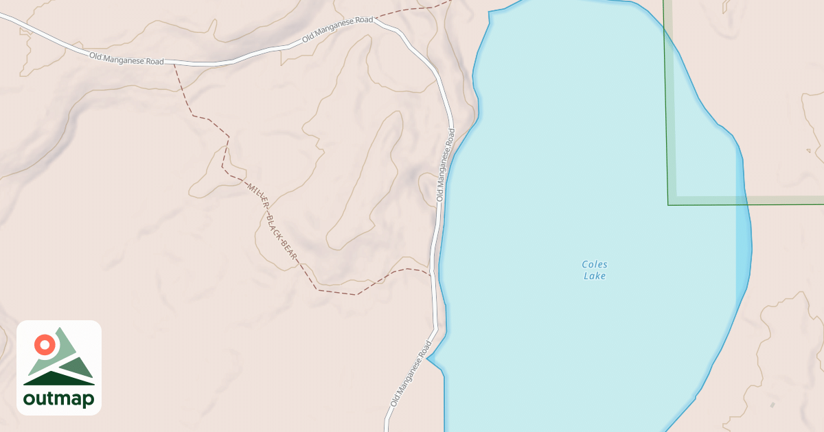 Map of Miller-Black Bear Trail