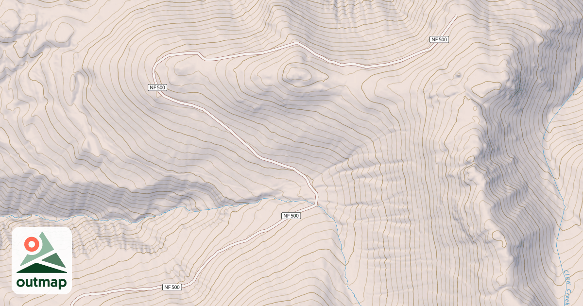 Map of JUNIOR CREEK